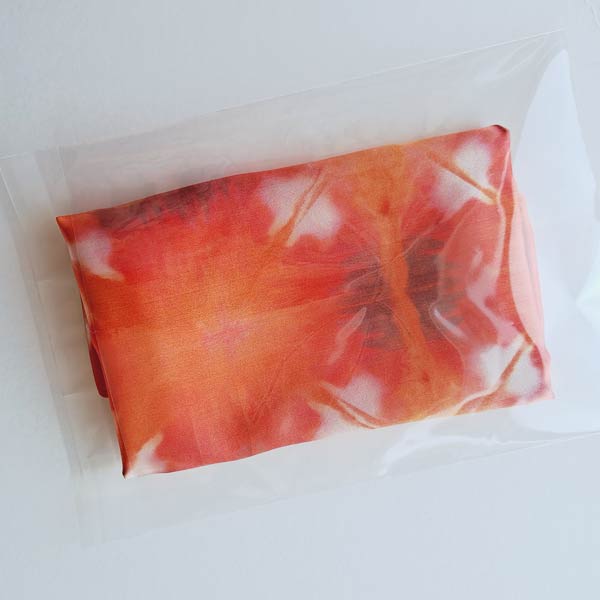 Orange Stars Scarf Packaging